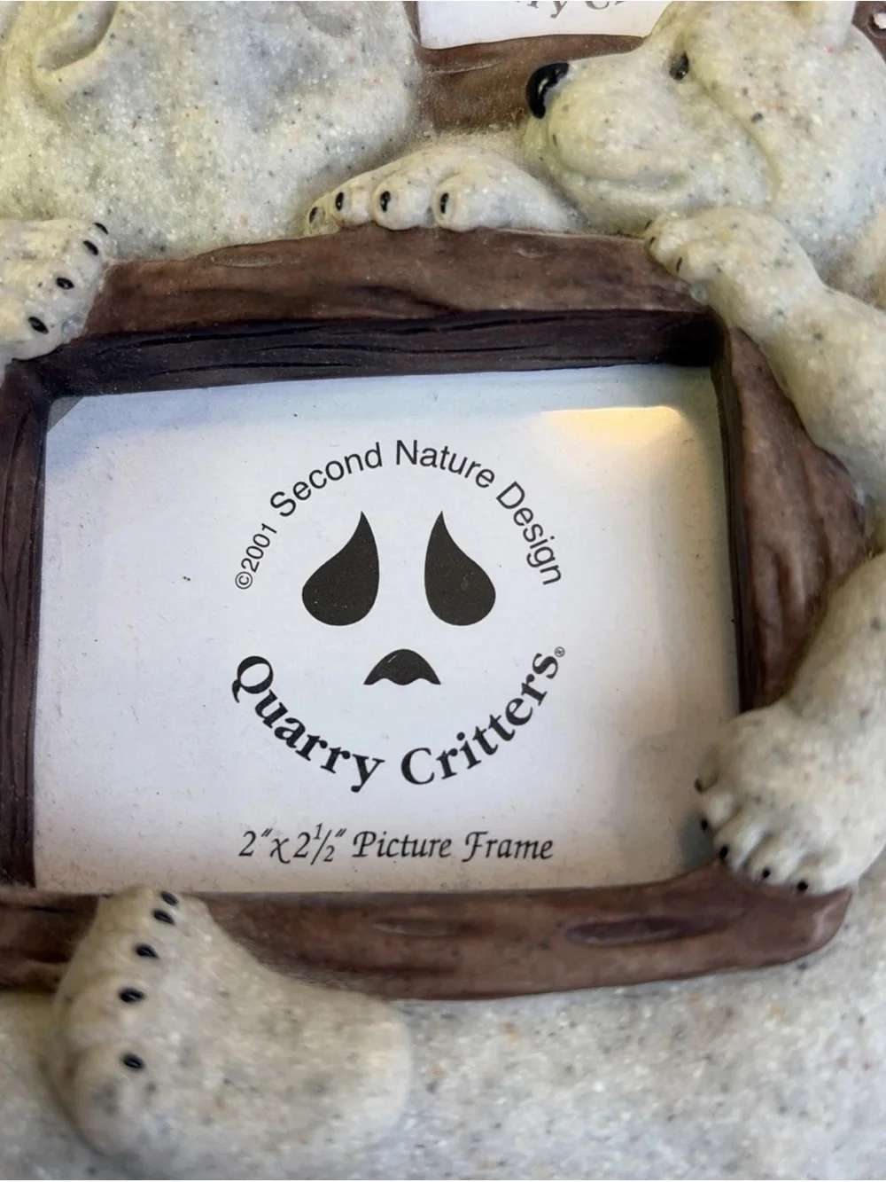 Quarry Critters Second Nature Design Bears 2 Spot Photo Frame